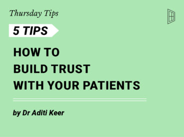 Thursday Tips #4 by Dr Aditi Keer